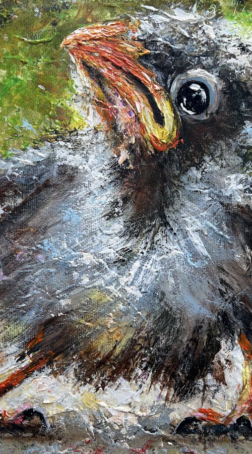 Proud baby bird! by Dmitry Melenty