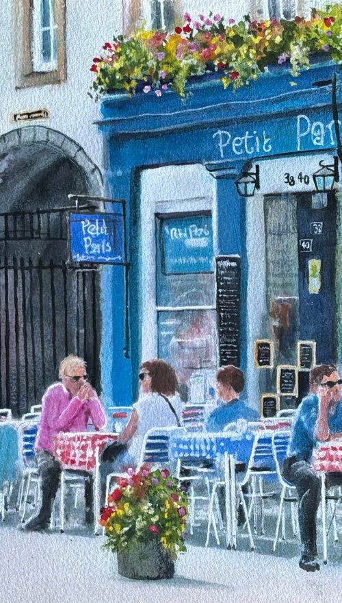 Street scene, Grassmarket Edinburgh by Darren Carey