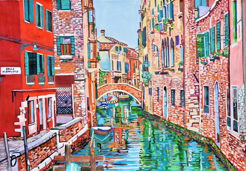 Venice No2 / 100 x 70 cm by Alexandra Djokic