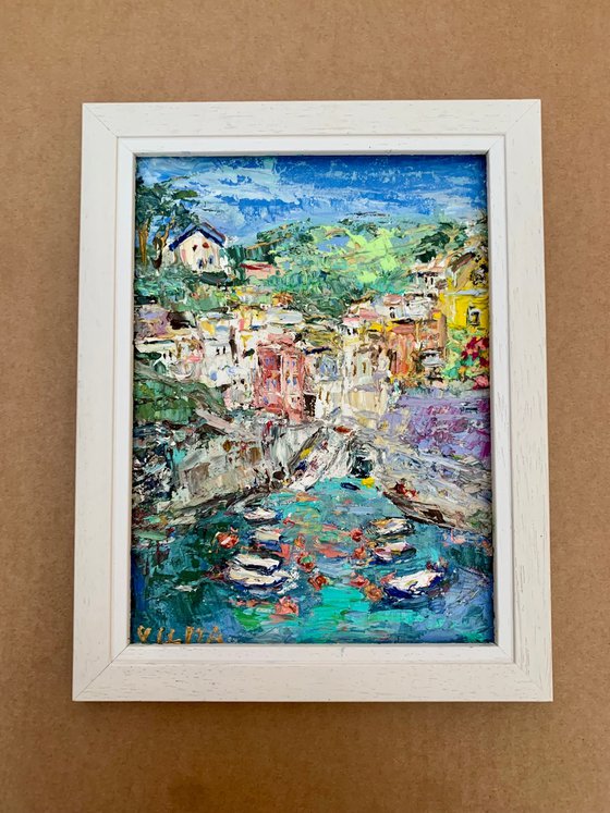 The town of Riomaggiore