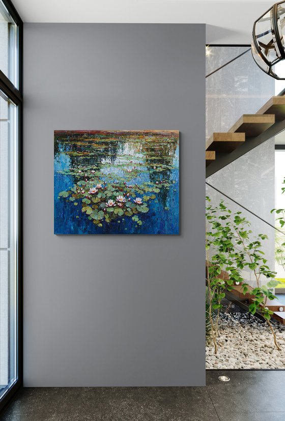 White Water Lilies Pond
