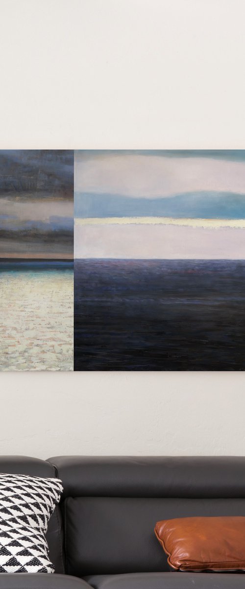 Two Oceans Diptych by Bo Kravchenko