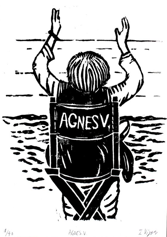 Agnes Varda On The Beach
