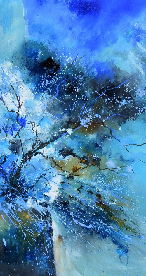 Blue still life  -10823 by Pol Henry Ledent