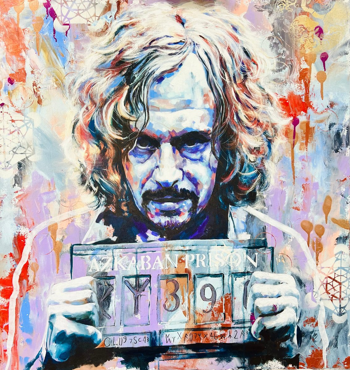 Iconic - Sirius Black. - Gary Oldman By Kirsten Todd, 35 X 35, Artwork For Sale On Artfinder