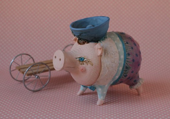 Circus Pig II. by Elya Yalonetski
