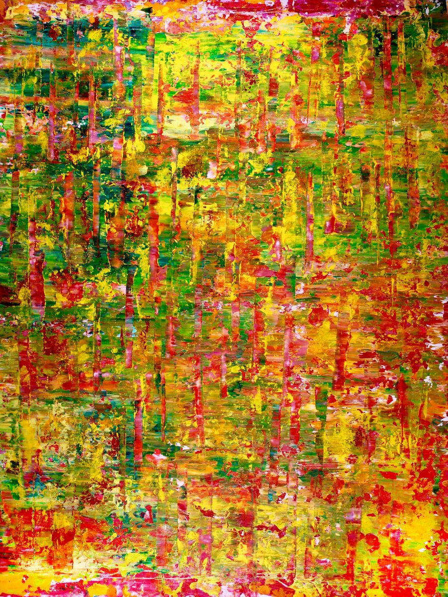 Caribe Forest Spectra By Nestor Toro, 34 X 48, Artwork For Sale On Artfinder