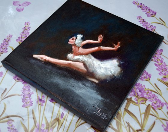 Arms like a swan's wings