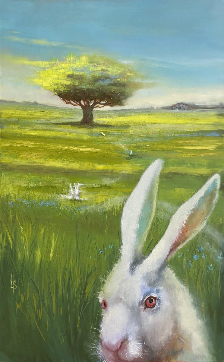The White Rabbit follows you by Irina Sergeyeva