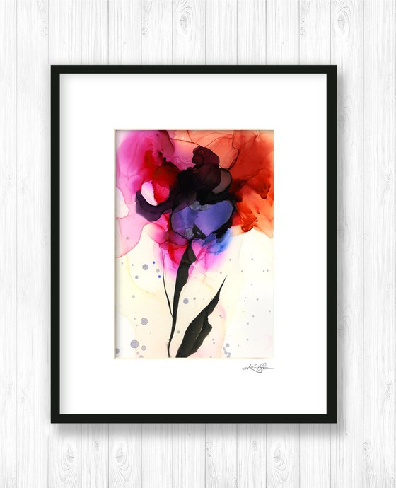 Flower Zen 22 - Floral Abstract Painting by Kathy Morton Stanion