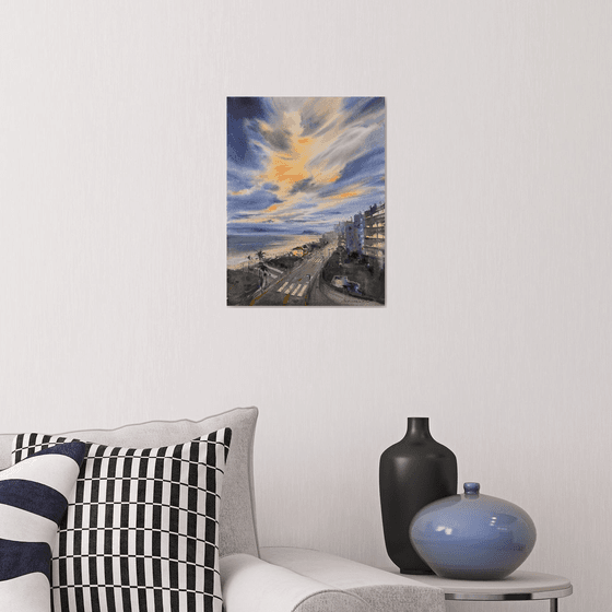 Spain in Amber Clouds