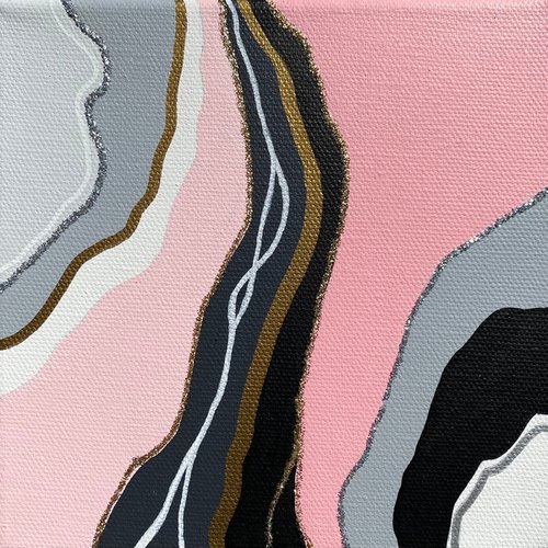 Pink geode 2 by Louise MacIntosh-Watson