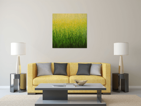 Yellow Blooms - Color Field