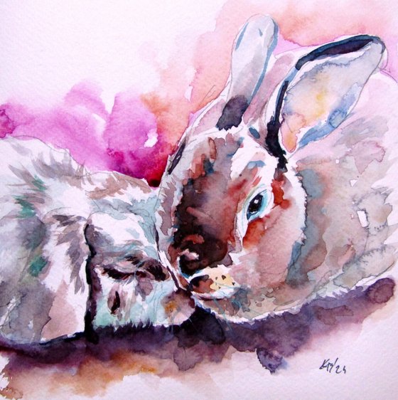 Cute rabbits collection