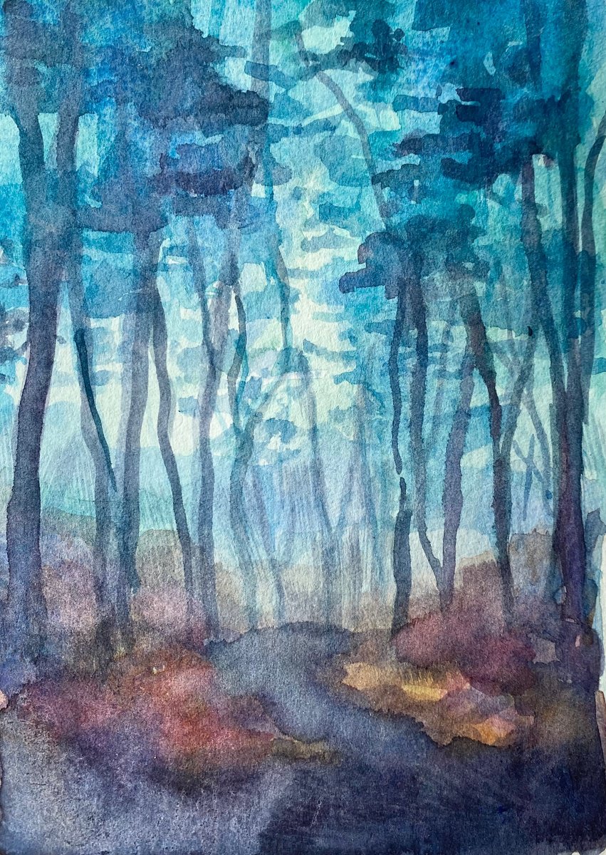 Autumn Forest by Rebecca Denton