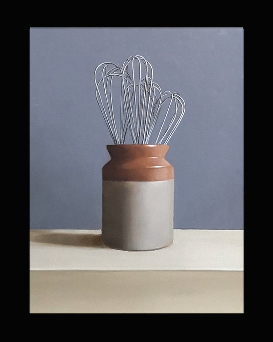 Whisks in a jar