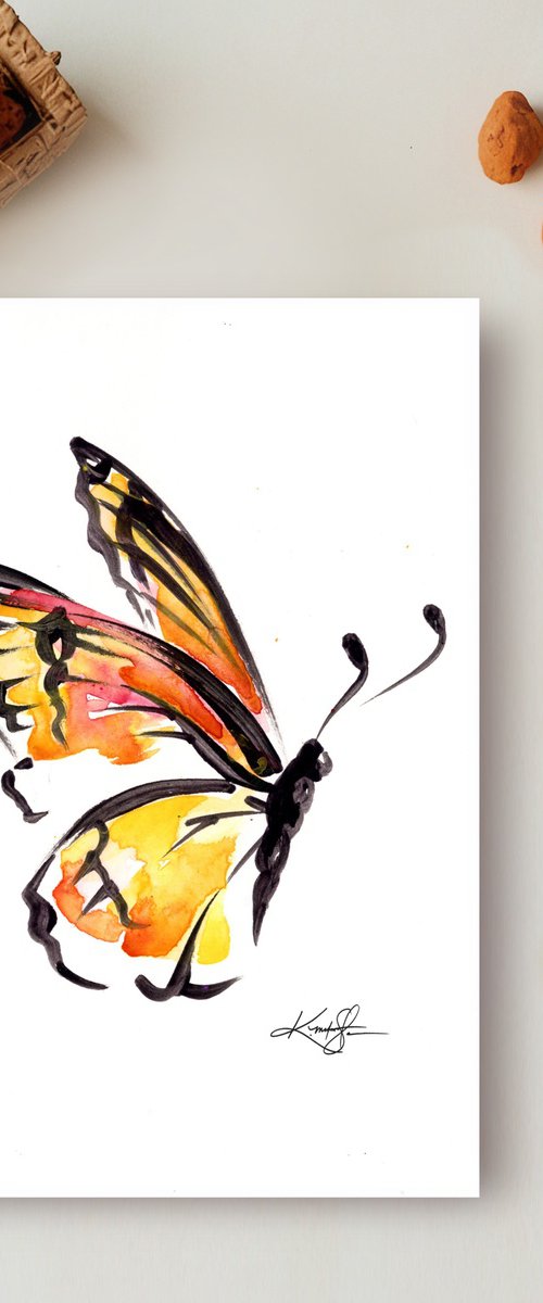 Brushstroke Monarch 12 by Kathy Morton Stanion