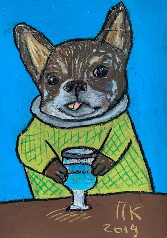 Drinking dog #62