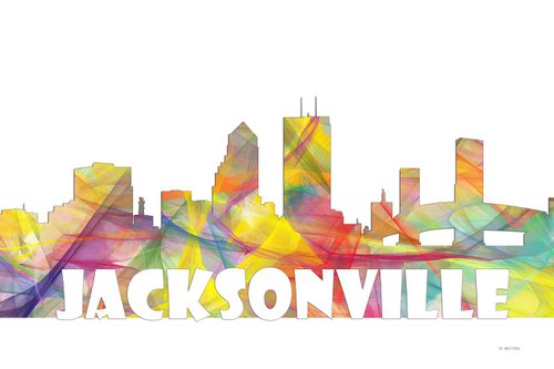 Jacksonville Skyline MCLR2 by Marlene Watson