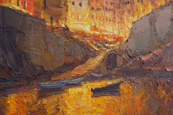 Evening Riomaggiore Italy