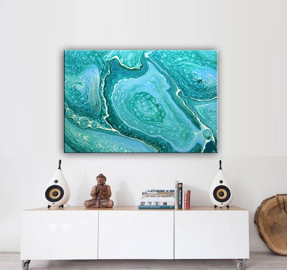 Turquoise Abstract