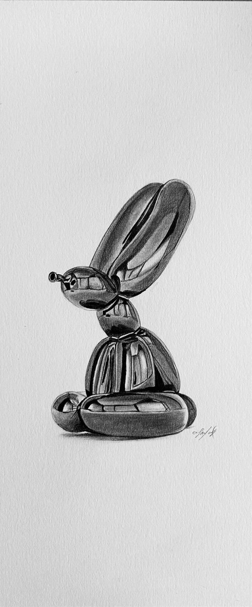 Balloon bunny by Amelia Taylor