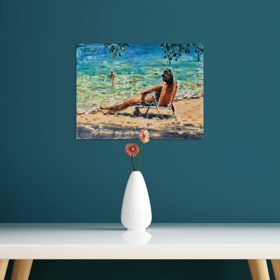 The sunbather