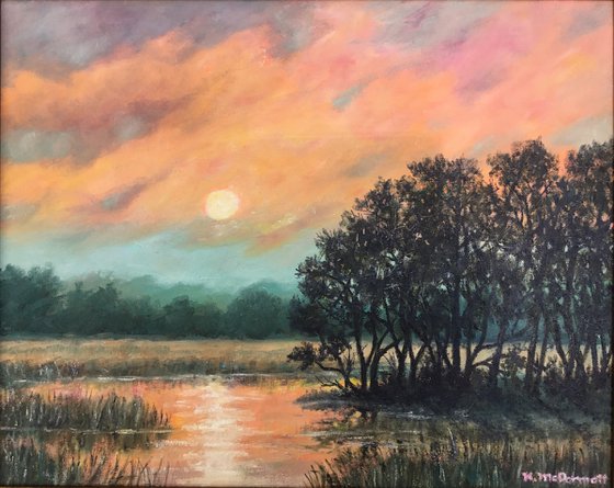 STORMY MARSH MORNING