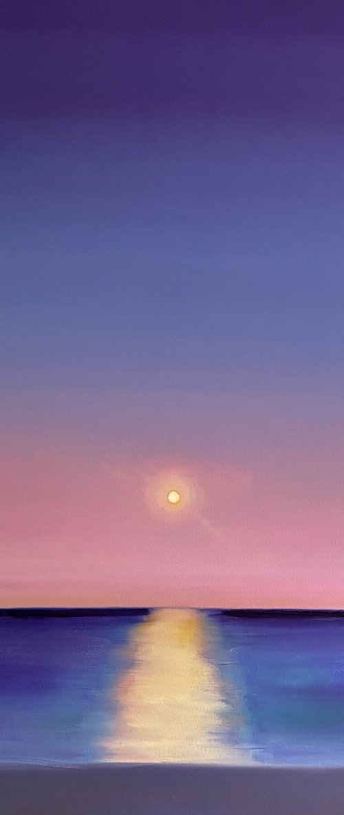 Twilight over the bay by Francesca Currie