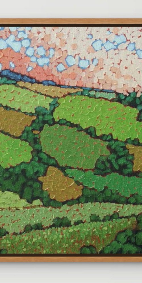 Patchwork Fields by Sage Mountain Studio