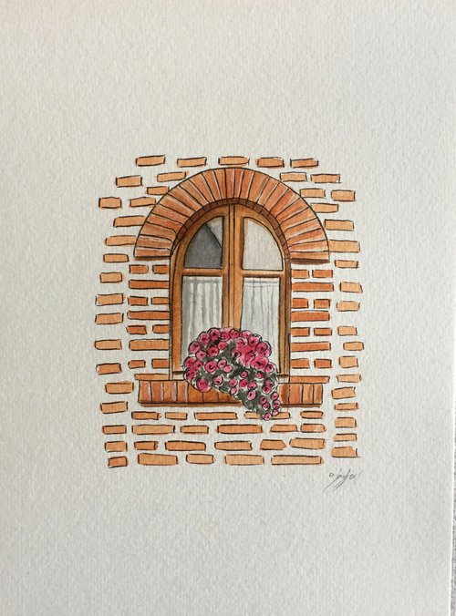 Door painting by Amelia Taylor