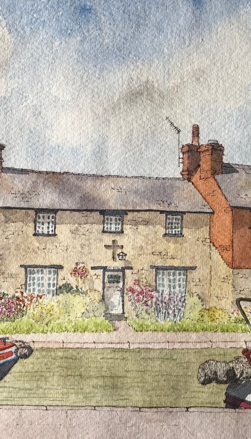 Canalside Cottages by JANE  DENTON