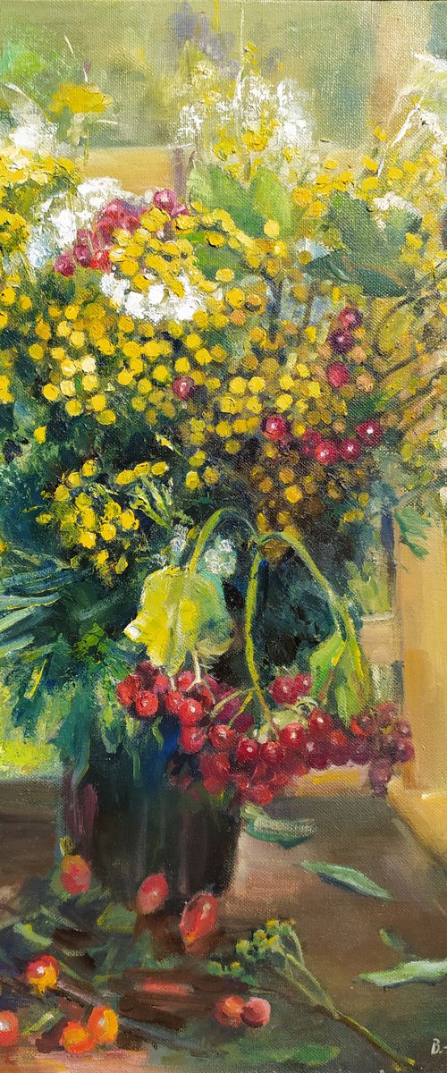 Tansy on a chair by Valentina Andrukhova