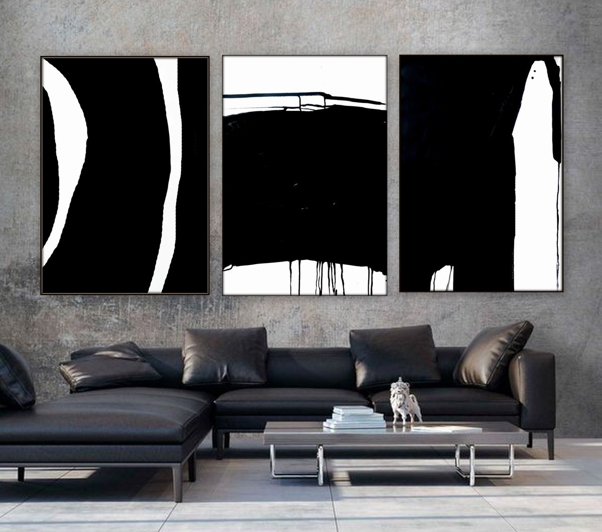 Abstract Artwork. Set of 3. by Nadia Moniatis