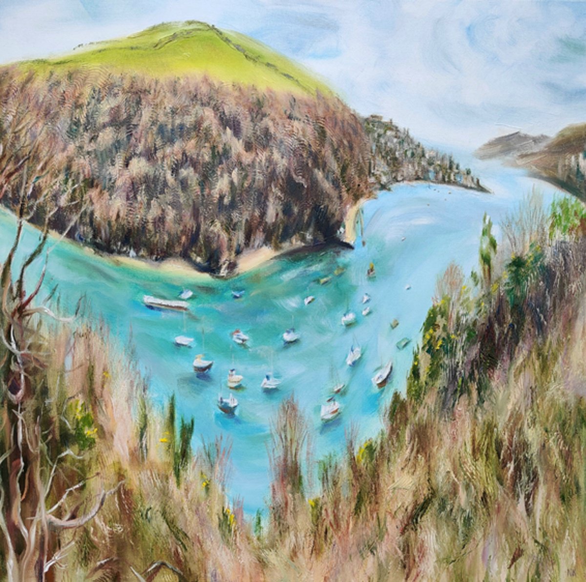 Hall Walk, Cornwall By Nick Pike, 24 X 24, Artwork For Sale On Artfinder