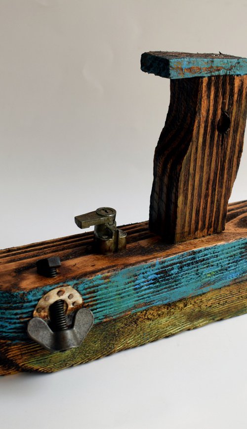 wooden ship "SIlent Jack" by Goran Žigolić Watercolors