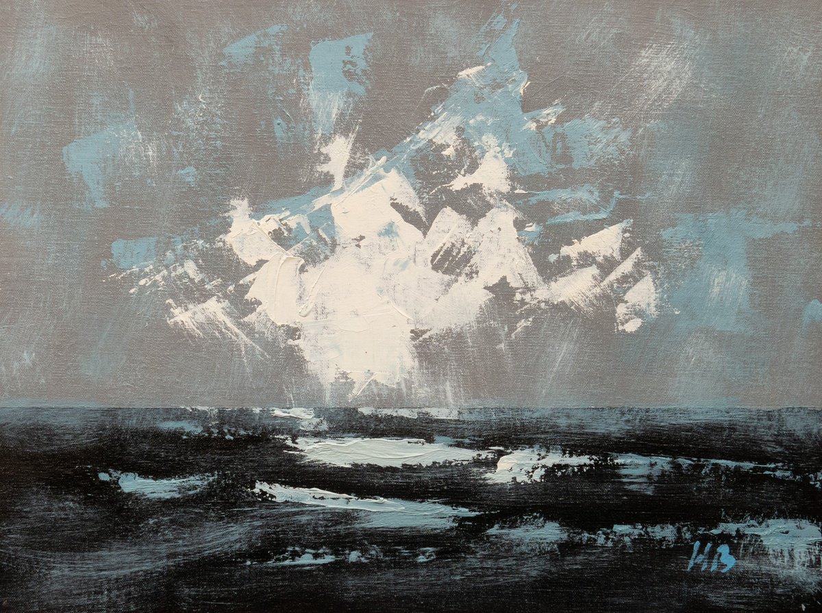 Impressionistic Landscape Oil Painting By Hal Bohner, 18 X 14, Remembering Crissy Field, Original Artwork