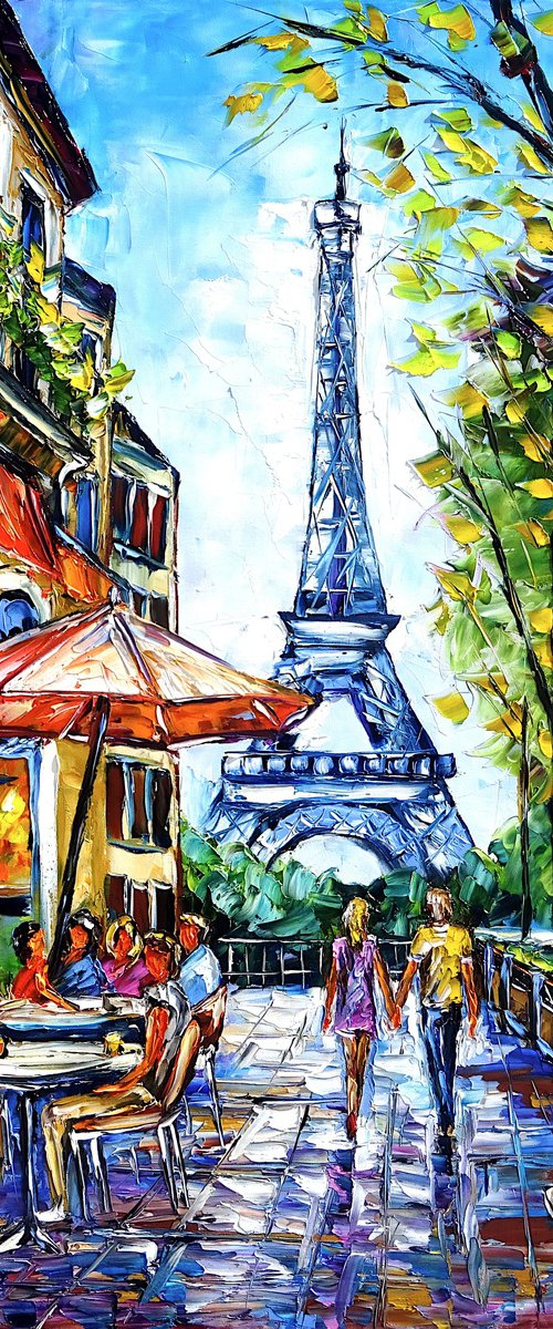 A spring day in Paris by Mirek Kuzniar