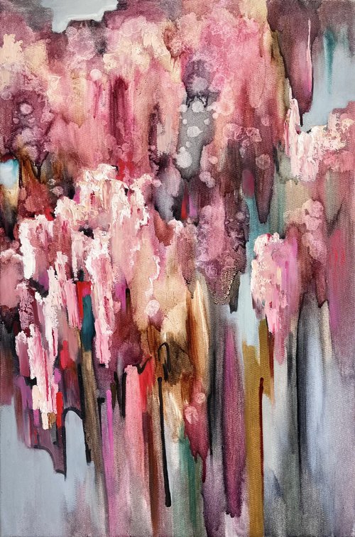 Abstract flowers by Yuliya Smolenchuk