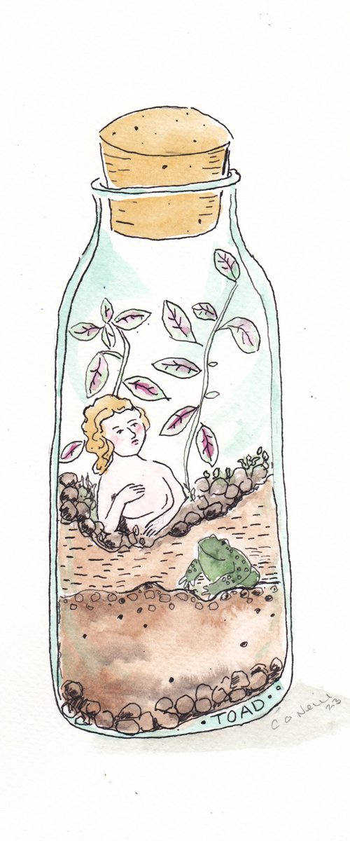 China Girl in a Terrarium and Toad by Catherine O’Neill