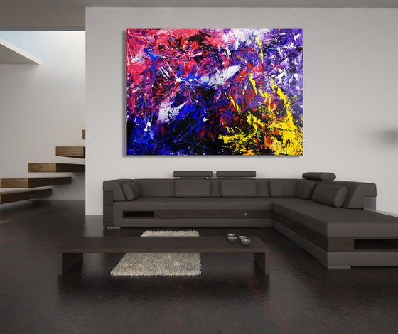 Battling Souls (140 x 100 cm) XXL (56 x 40 inches)