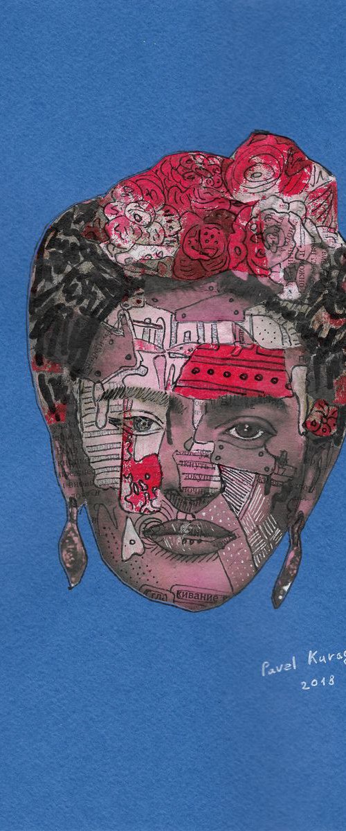 Portrait of Frida # 25 by Pavel Kuragin