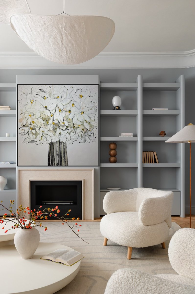 Impressionistic Botanical Acrylic Painting By Tetiana Hutsul, 59 X 59", When Love Betrays, Original Artwork