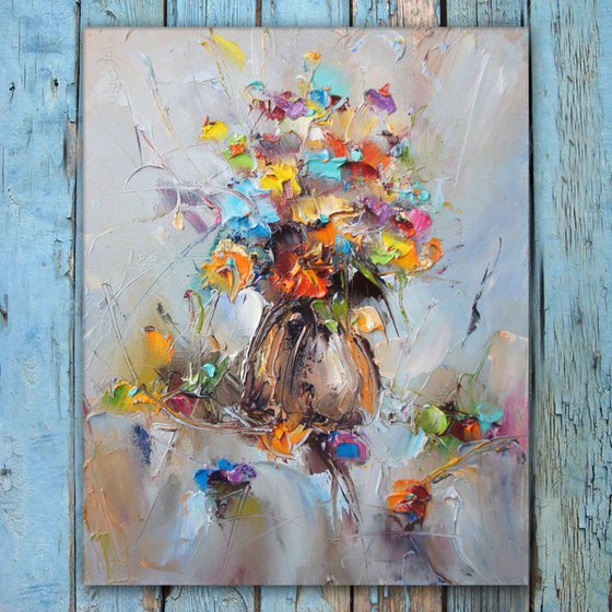 Colorful fragrance , Still Life Painting