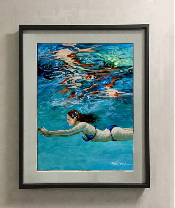 Girl swimming50