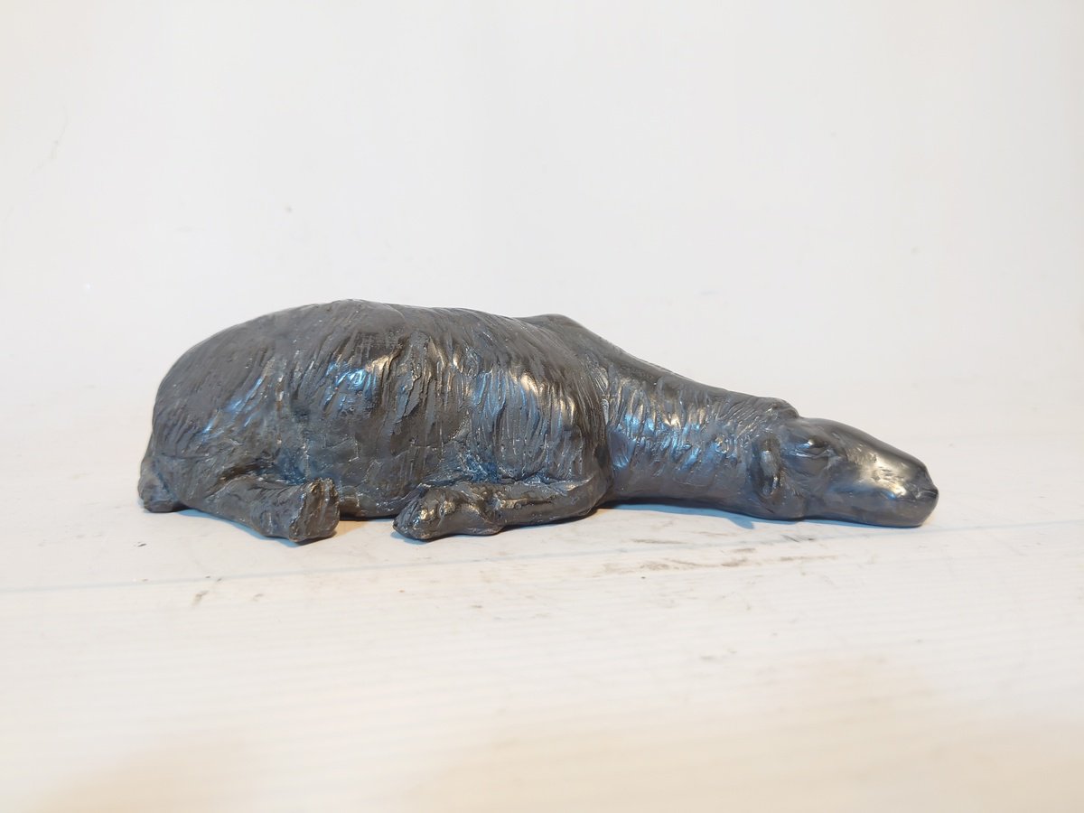 Impressionistic Bronze Sculpture , Noonday Heat By Nerijus Kisielius, 8 X 2, Artwork For Sale On Artfinder