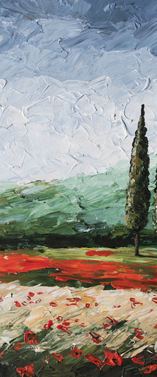 Tuscany Landscape by Evgenia Smirnova