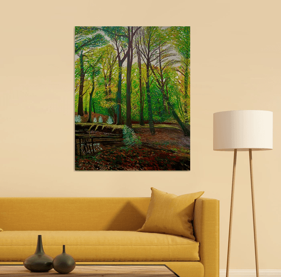 New Forest Trees - 40x32 in.