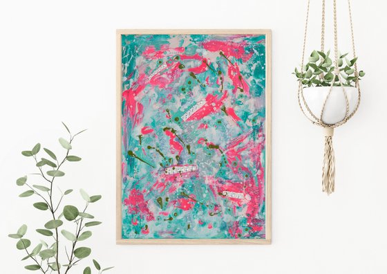 RESERVED Diptych for Ali