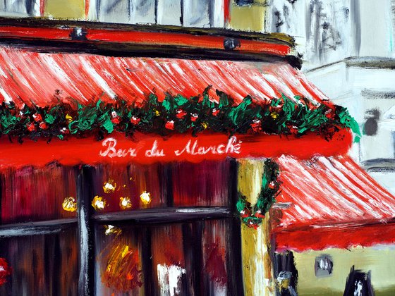 Christmas at Bar Marche, Paris